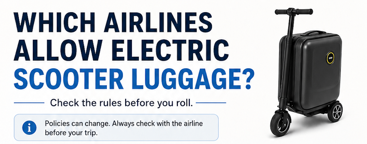 Which Airlines Allow Electric Suitcases? Full List for 2026 – Elala