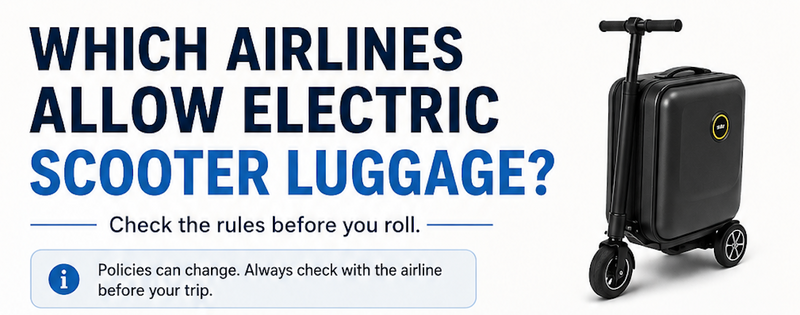 Which Airlines Allow Electric Suitcases? Full List for 2026
