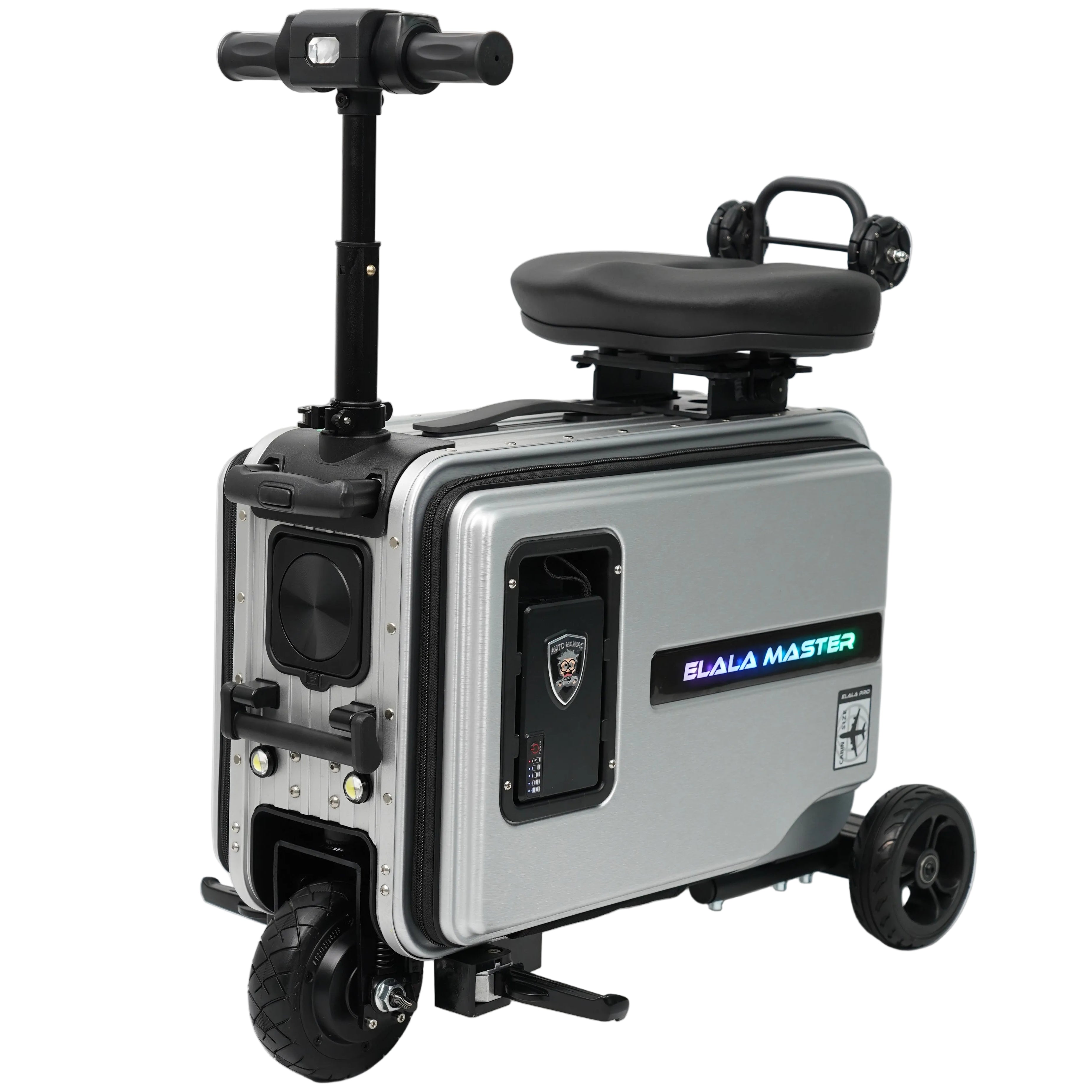 未使用 RIDE EL HEFE ライド カーボンハイバック&アルミ　ケース付 Elala Lite - Gray | Rideable Luggage | Compact Travel Case