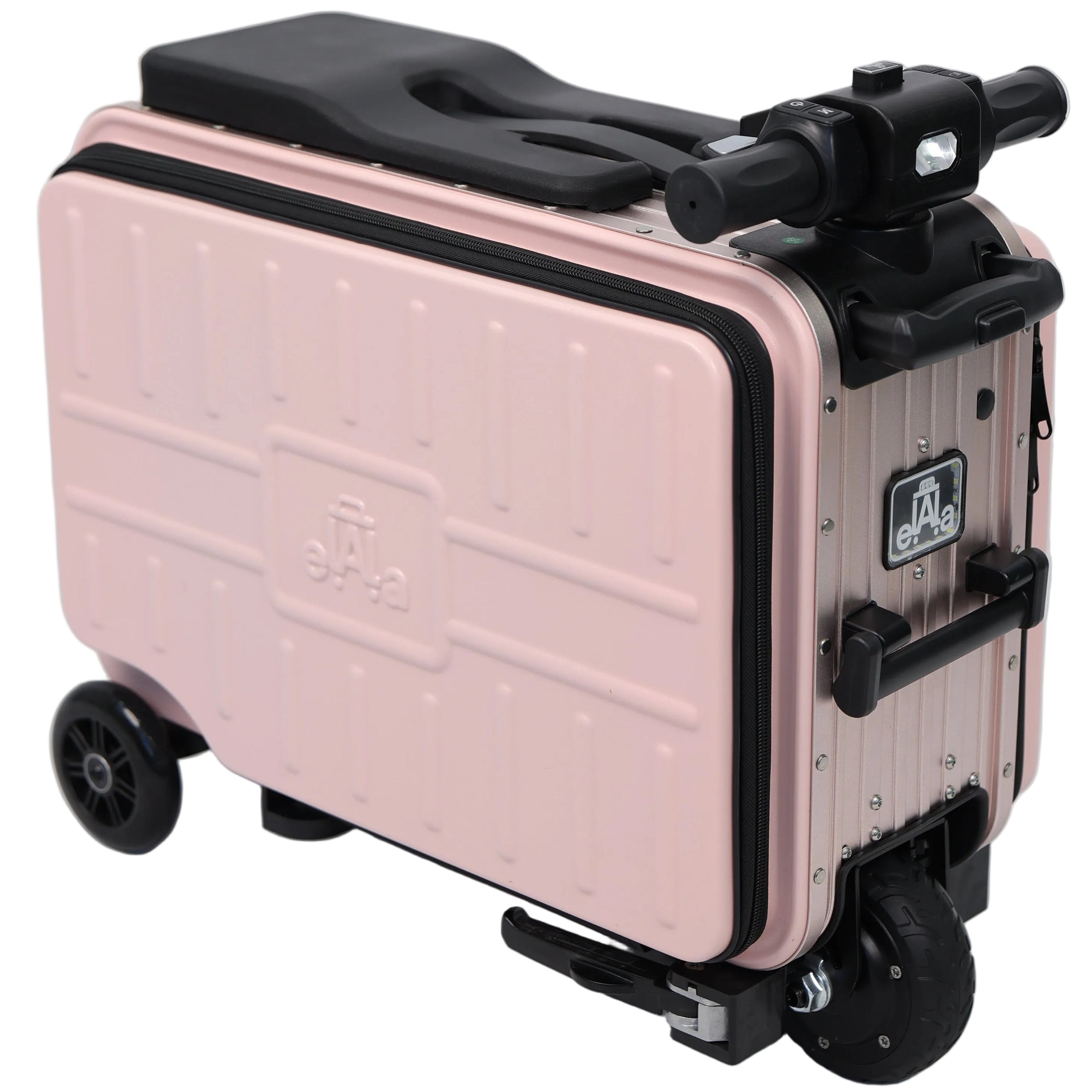 Elala Lite - Pink | Rideable Luggage | Compact Travel Case