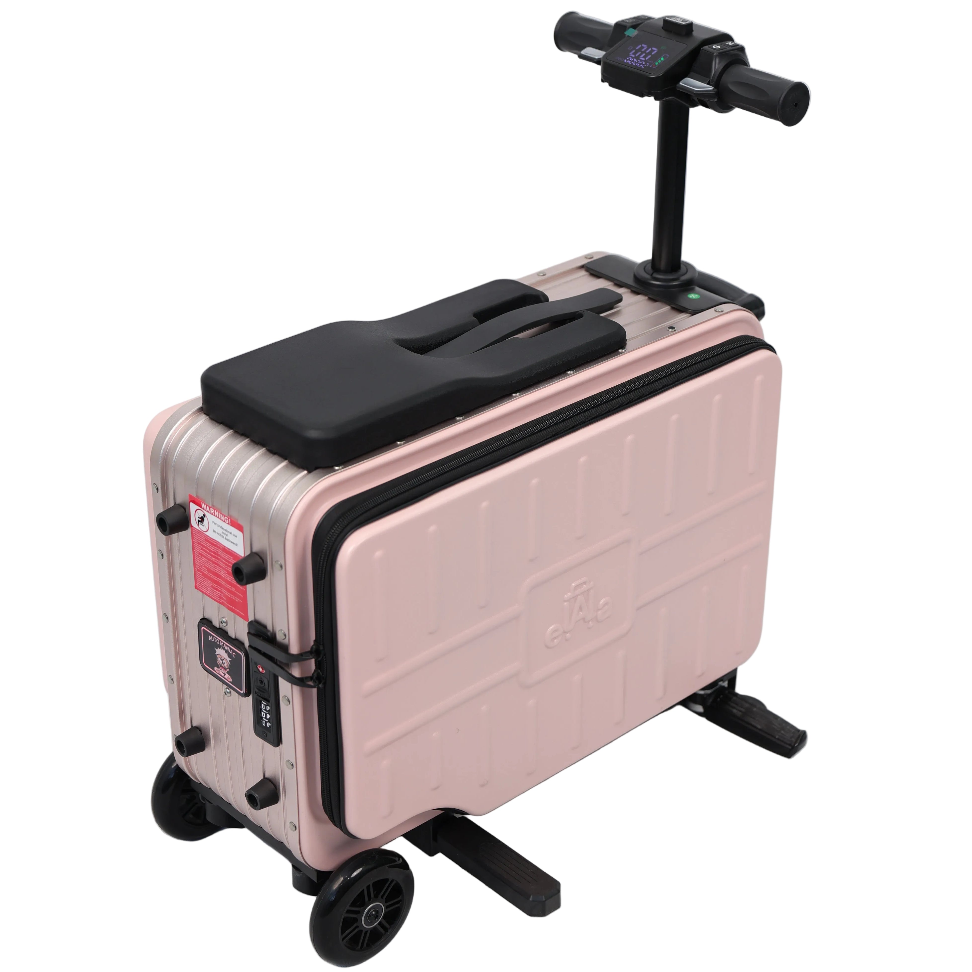 未使用 RIDE EL HEFE ライド カーボンハイバック&アルミ　ケース付 Elala Lite - Gray | Rideable Luggage | Compact Travel Case