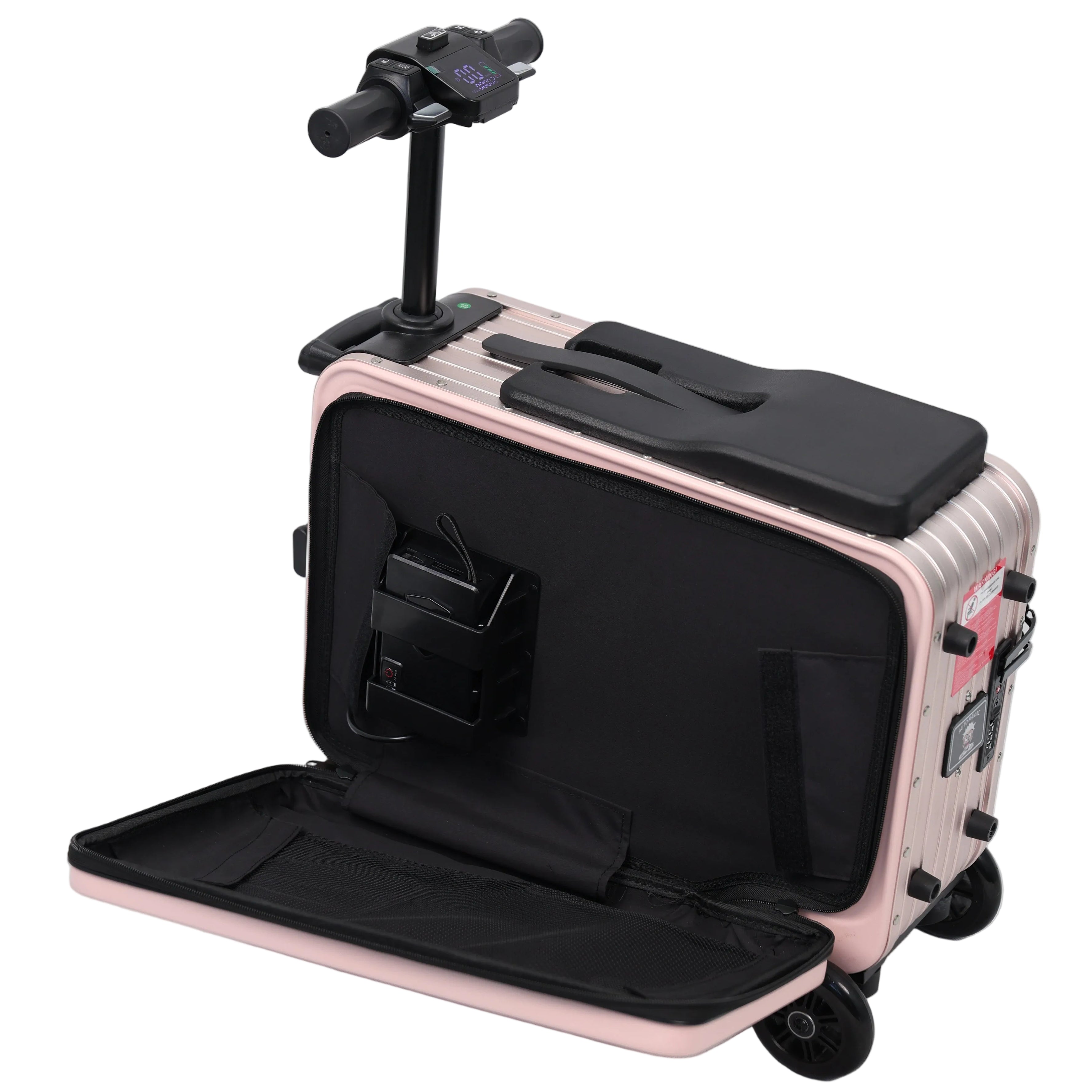 Elala Lite - Pink | Rideable Luggage | Compact Travel Case Elala Lite - Pink | Rideable Luggage | Compact Travel Case