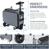 Elala Lite - The Lightweight Rideable Carry-On