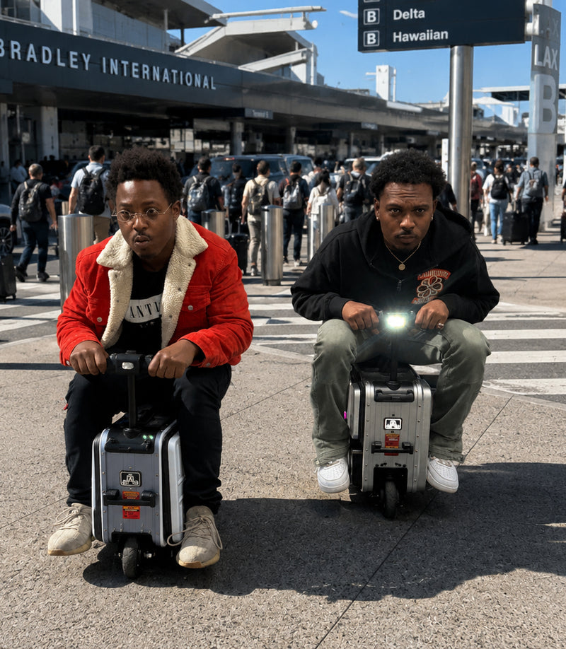 The airport doesn't stop.